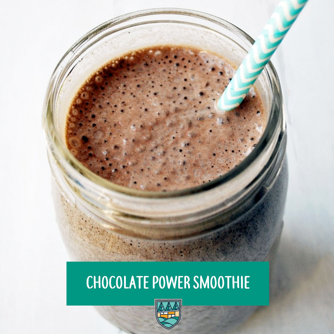 Chocolate power smoothie recipe