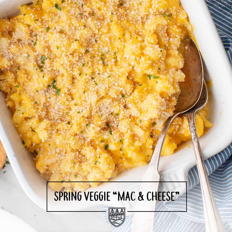 Spring Veggie Mac and Cheese